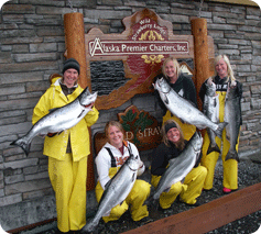 ladies fishing, ladies salmon, women fishing, sitka, alaska, girls who fish, girls fishing, wild strawberry lodge