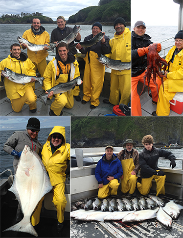 5 30 2016 Successful fishing plus a Pacific Octopus and a beautiful releaser halibut