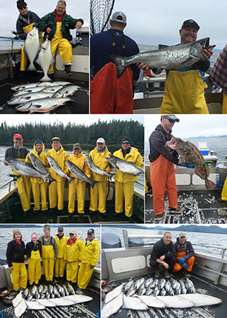 9 5 2015 Successful catches of King Salmon Silvers Halibut