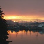 Sunset In Eliason Harbor
