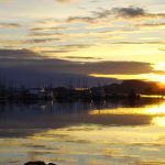 Sunset in Eliason Harbor Sitka, AK