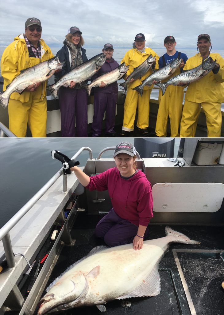 The Matthews party rocked the day with a 65 in. releaser halibut!