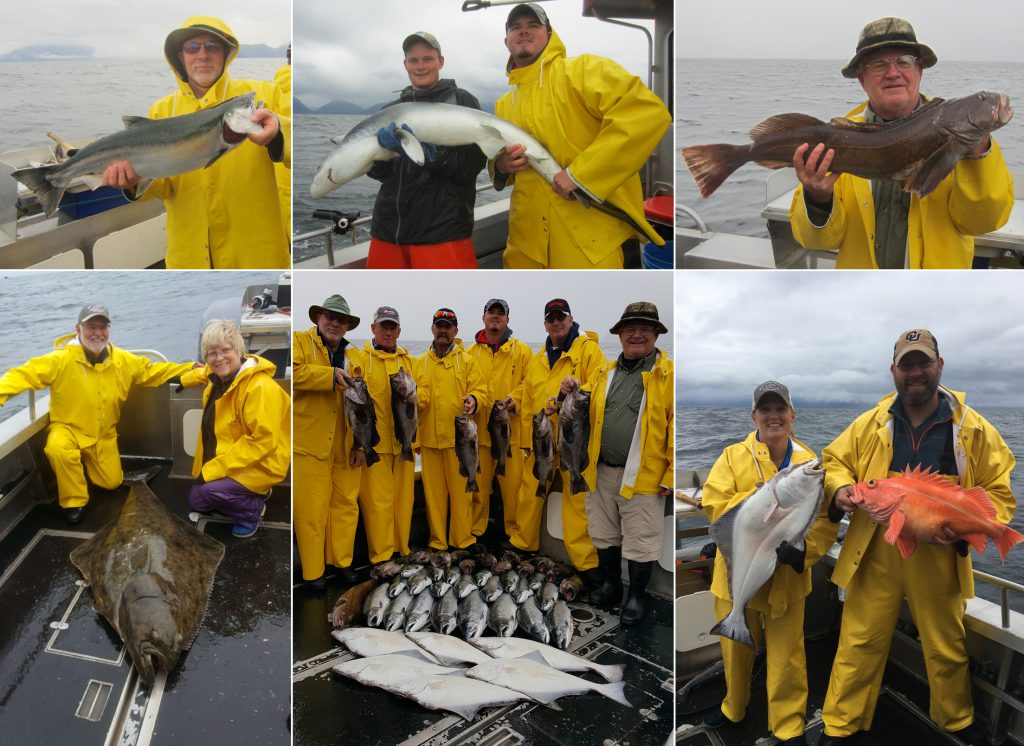 Keepers and releaser halibut and blue shark!