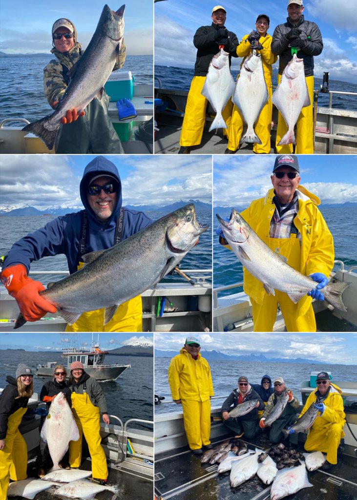 5-17-21 Catch of the Day. Kings and flatties bring big smiles!