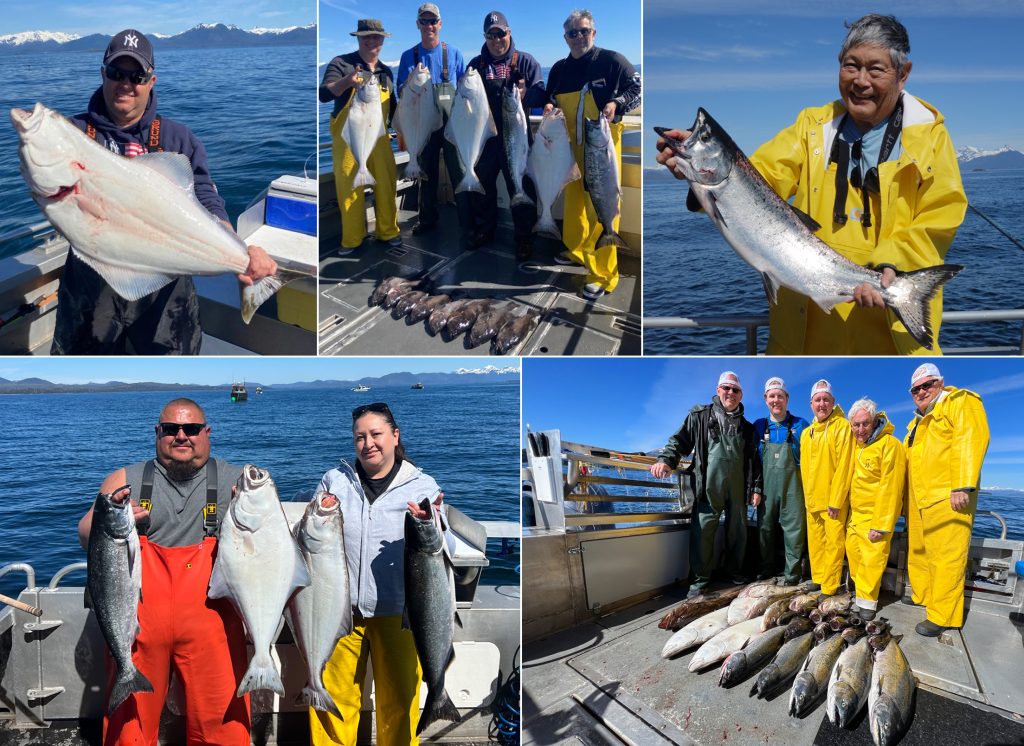 5-16-23 More Great Weather and Even Better Sitka, AK Fishing. Plenty of King Salmon, Halibut, Black Bass, and even a Ling Cod